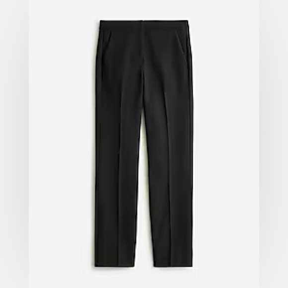 J.CREW: Tall Kate straight-leg pant in four-season stretch in black - Picture 3 of 11